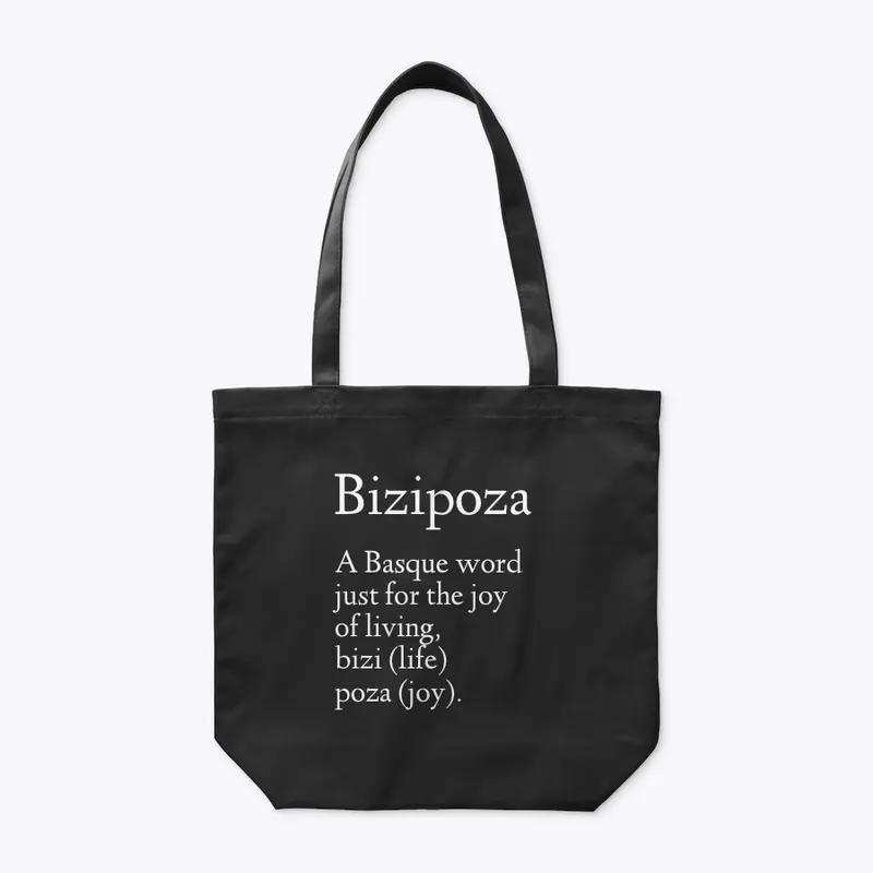 Bizipoza Organic black tote bag