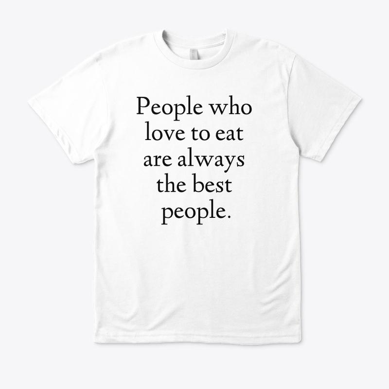 People who love to eat tote bag